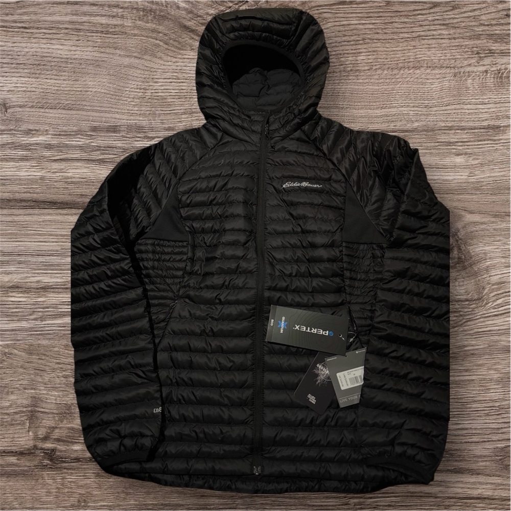 Eddie Bauer Women's Black Hooded Puffer Jacket